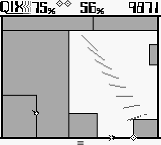 Qix (Game Boy) screenshot