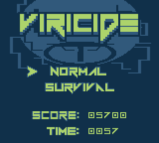Viricide Title Screen